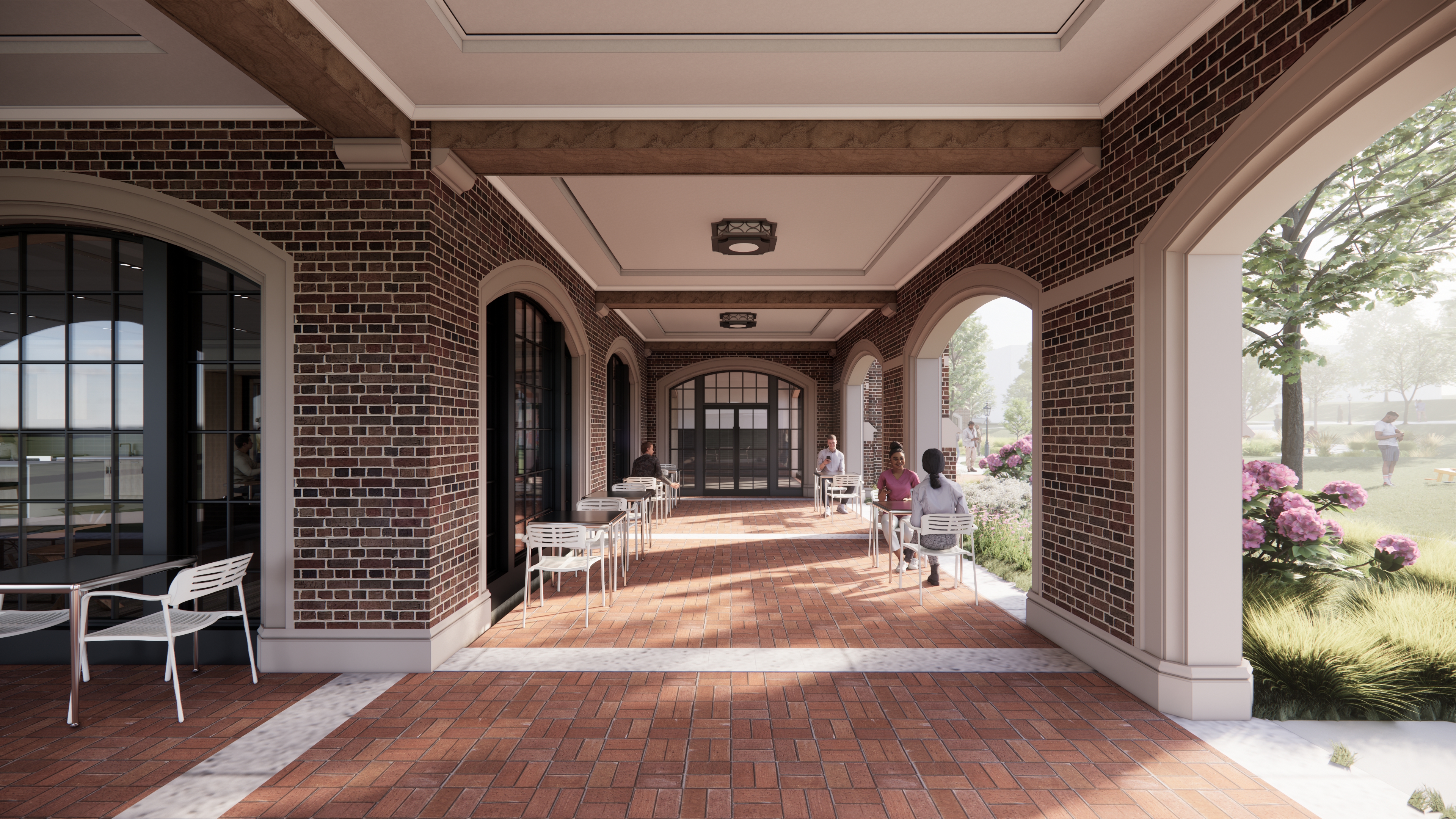 Catawba Residence Hall - arcade view