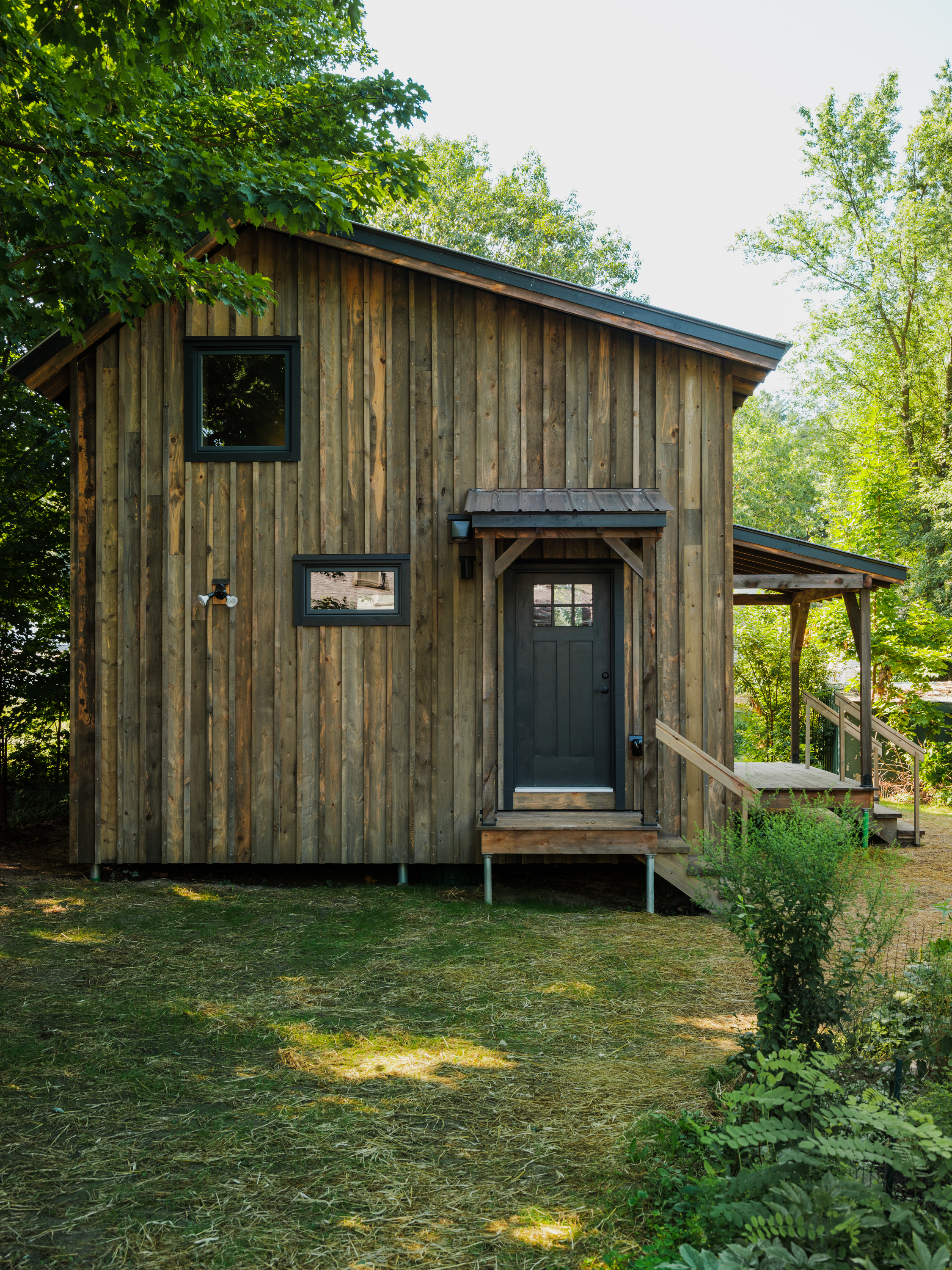 An exterior view of a finished Casita.