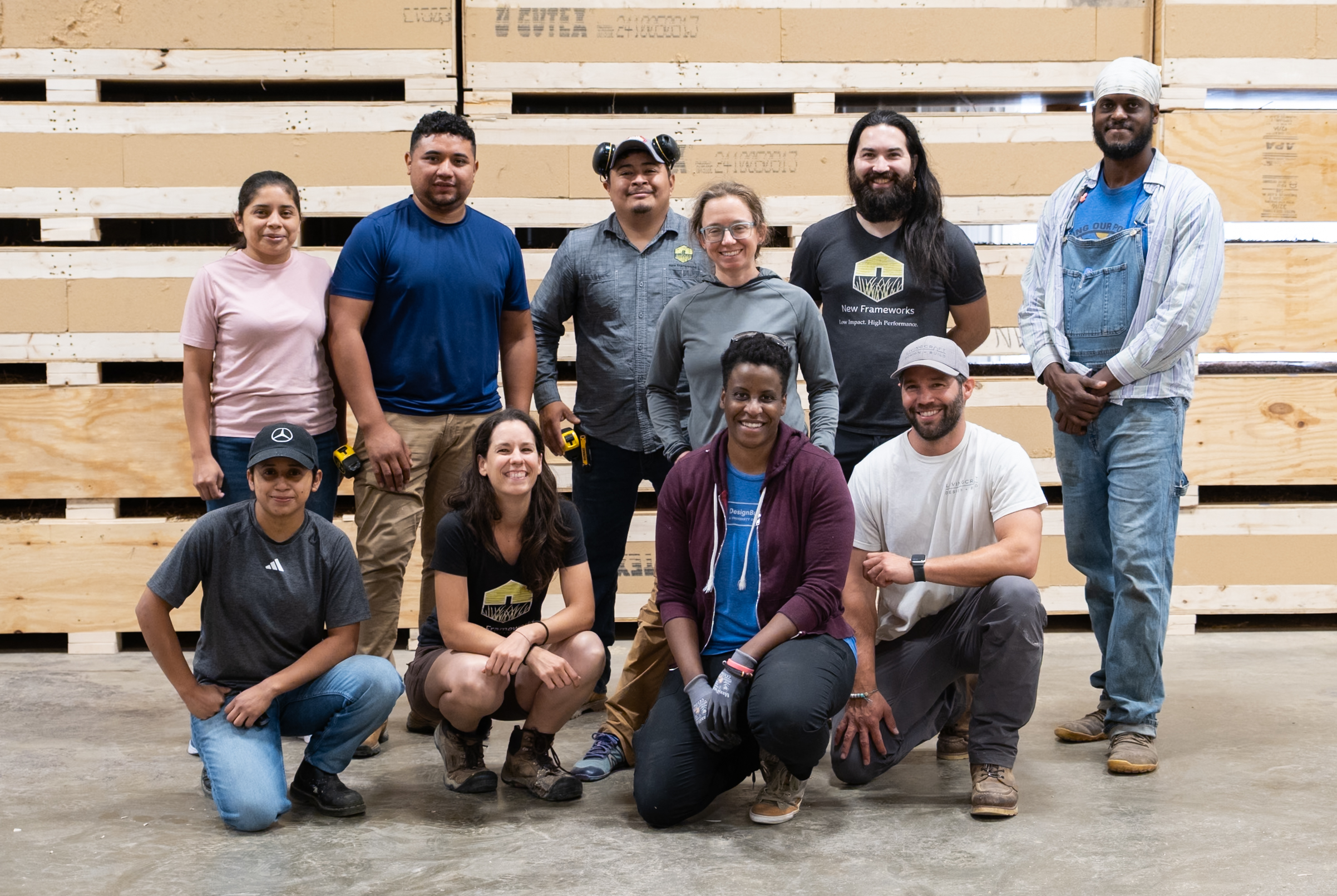 The Seed Collaborative cohort from 2025. Member businesses currently include Rare Forms (MA) and Building Integrity (MO). Seed program participants currently include Earth Bound Builders (VA), POM Studio (DC), A-1 Design Build (WA), Living Craft Design Build (CO), Structure Design and Build (NY), Earth Light Build (CA), Sol Building (VA), Yardstick Design Build (OR), BrightBale Panel (MN), and Sweet Natural Plasters (OH).